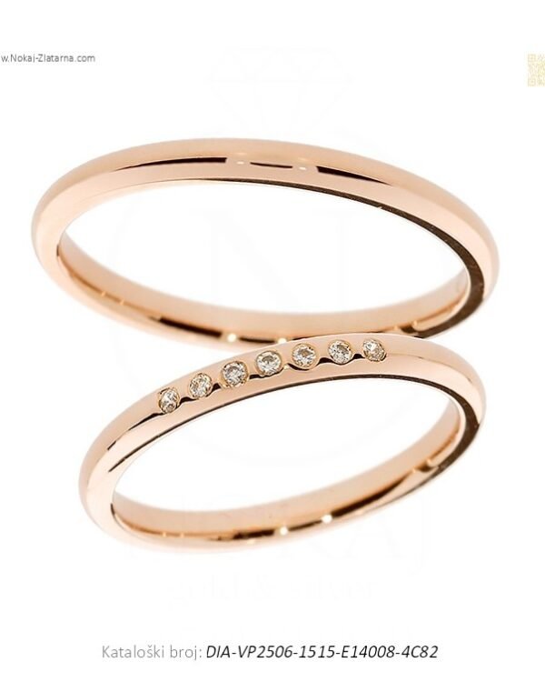 VJENČANO PRSTENJE – JEDNOSTAVNOST KAO IZBOR SNAGE (S DIJAMANTIMA)