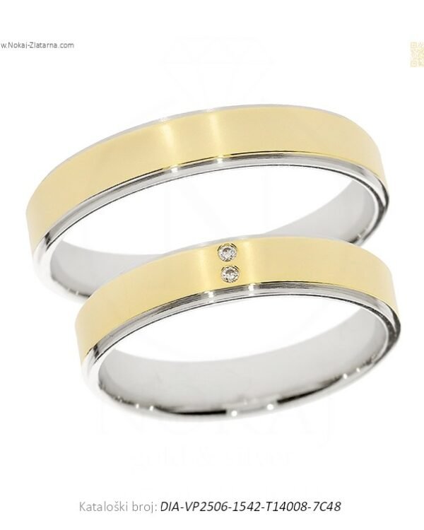 VJENČANO PRSTENJE TRIO – TRIPLE ELEGANCIJA, TRAJNA PORUKA (S DIJAMANTIMA)