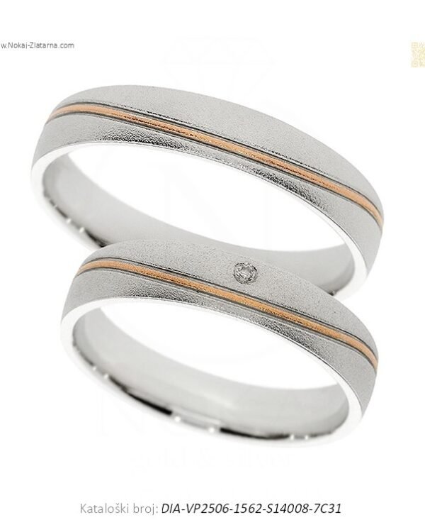 VJENČANO PRSTENJE SOLOLINIJA – JEDNA LINIJA, TISUĆU ZNAČENJA (S DIJAMANTOM)