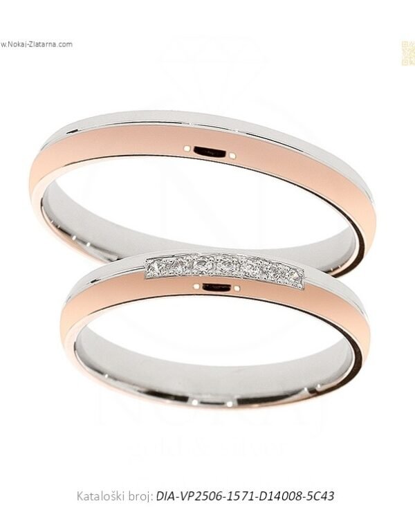 VJENČANO PRSTENJE DUOHARMONIJA – UMJETNIČKI SUŽIVOT DVOJE (S DIJAMANTIMA)