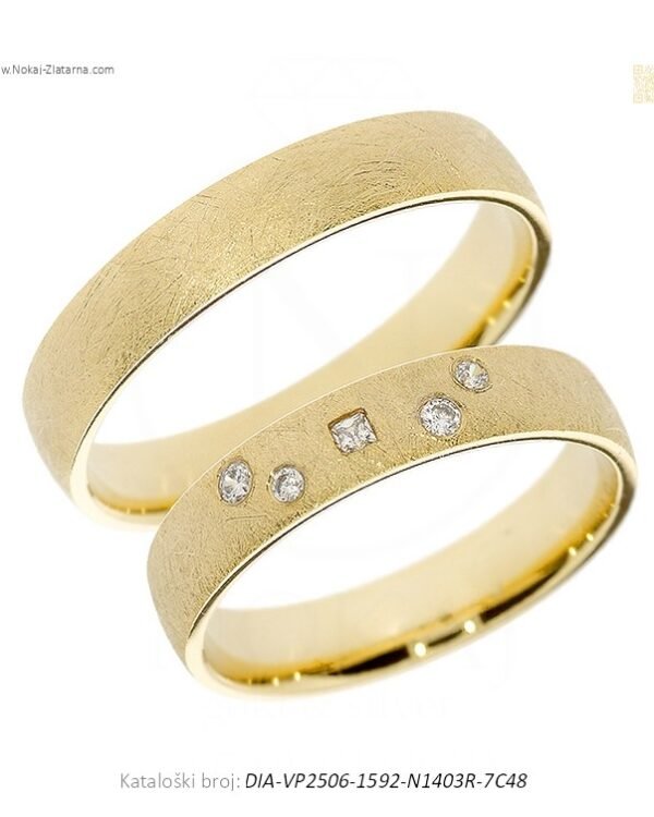 VJENČANO PRSTENJE – LIJEPA RAVNOTEŽA FORME I EMOCIJE (S DIJAMANTIMA)