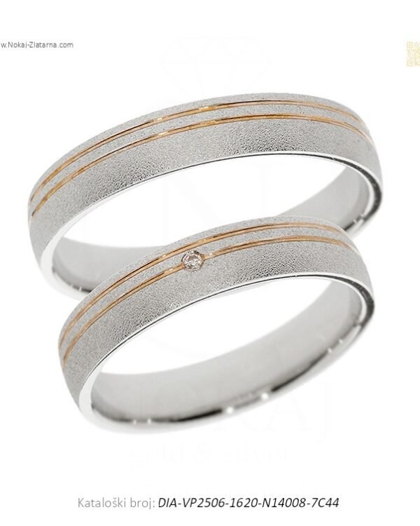 VJENČANO PRSTENJE – FORMALNA LJEPOTA U SVAKOM DETALJU (S DIJAMANTOM)