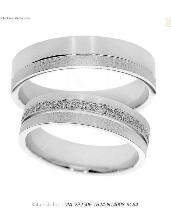 VJENČANO PRSTENJE – DISKRETNA ELEGANCIJA (S DIJAMANTIMA)