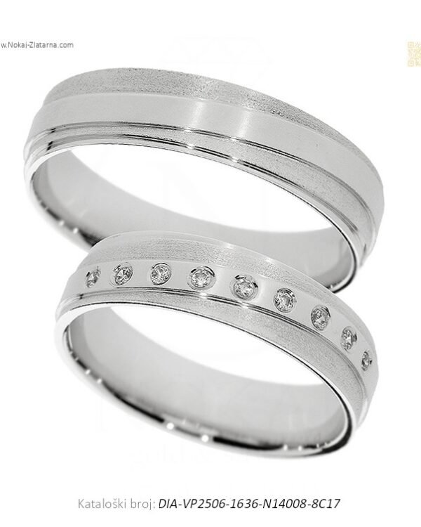 VJENČANO PRSTENJE – LIJEPA RAVNOTEŽA FORME I EMOCIJE (S DIJAMANTIMA)