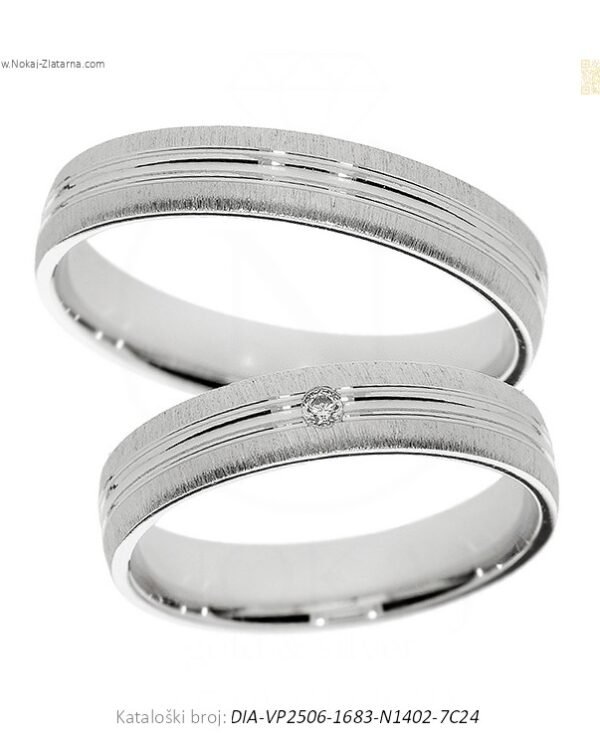 VJENČANO PRSTENJE – TRADICIJA S SUVREMENIM POTPISOM (S DIJAMANTOM)