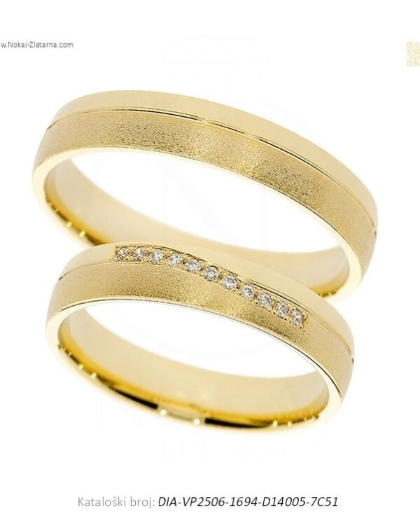VJENČANO PRSTENJE DUOHARMONIJA – RAVNOTEŽA U PARU (S DIJAMANTIMA)