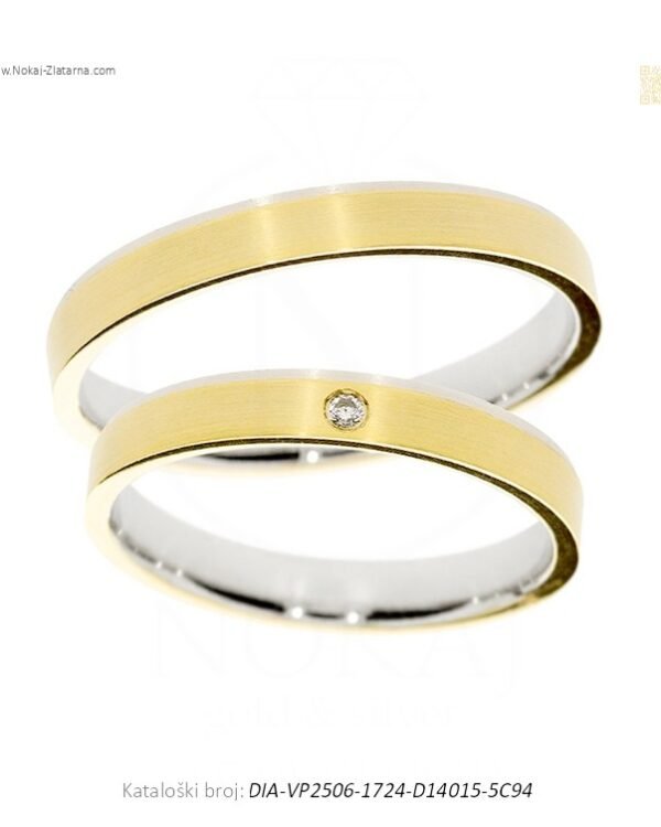 VJENČANO PRSTENJE DUOHARMONIJA – LJEPOTA KOJA TRAJE (S DIJAMANTOM)