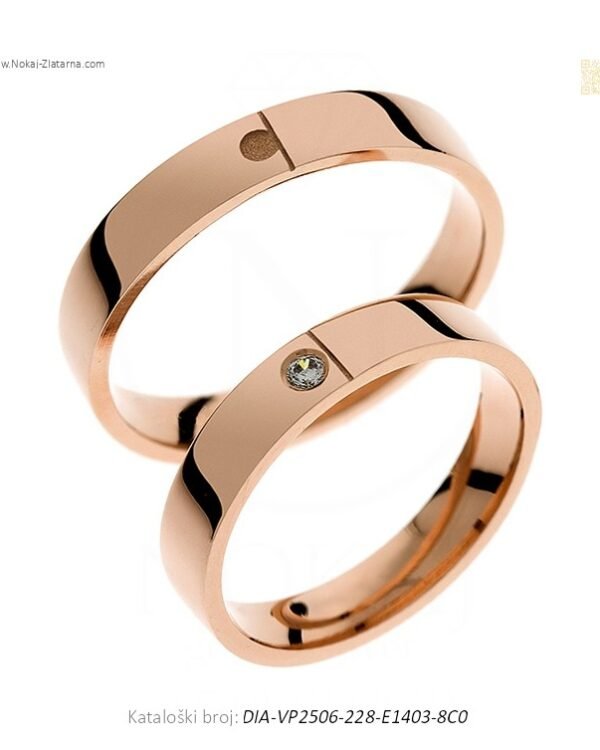 VJENČANO PRSTENJE – SUZDRŽANO, ALI ELEGANTNO (S DIJAMANTOM)