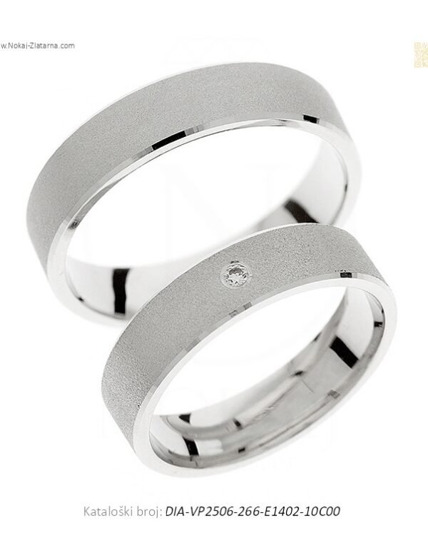 VJENČANO PRSTENJE – JEDNOSTAVNOST KOJA ODUŠEVLJAVA (S DIJAMANTOM)