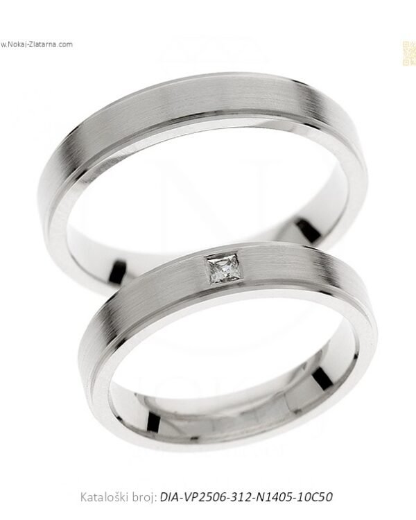 VJENČANO PRSTENJE – DISKRETNA NOTA LUKSUZA (S DIJAMANTOM)