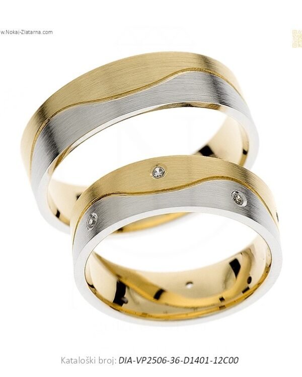 VJENČANO PRSTENJE DUOHARMONIJA – UMJETNIČKI SUŽIVOT DVOJE (S DIJAMANTIMA)