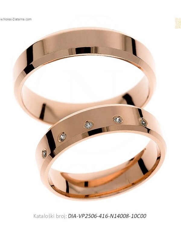VJENČANO PRSTENJE – PODSJETNIK NA PREDANOST (S DIJAMANTIMA)