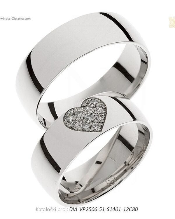 VJENČANO PRSTENJE SOLOLINIJA – NEPREKINUTA LINIJA VAŠE LJUBAVI (S DIJAMANTIMA)