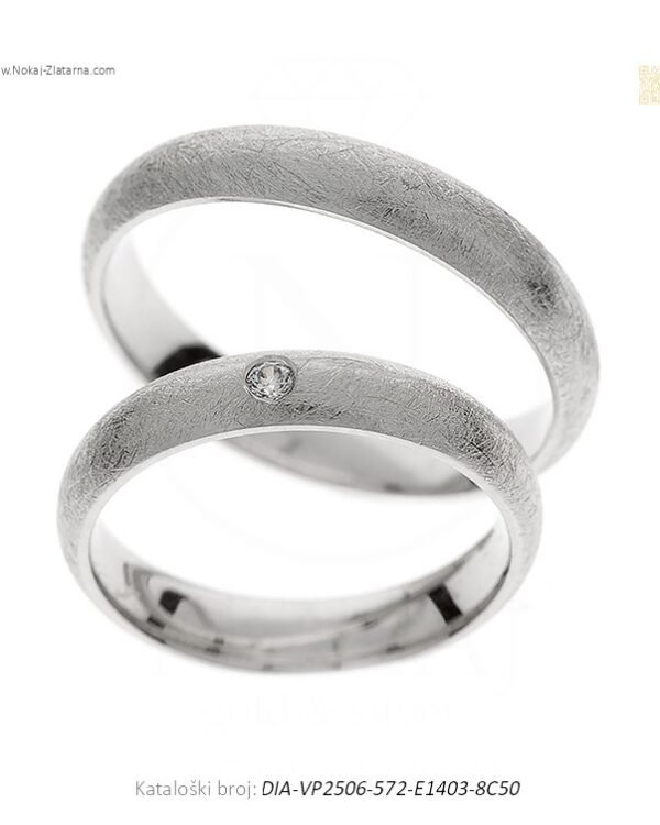 VJENČANO PRSTENJE – JEDNOSTAVNOST ZA MINIMALAN IZRAZ SA ZNAČENJEM (S DIJAMANTOM)