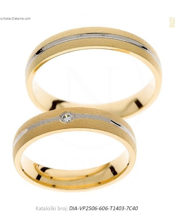 VJENČANO PRSTENJE TRIO – TROJEDINO SVJEDOČANSTVO NERASKIDIVE VEZE (S DIJAMANTOM)