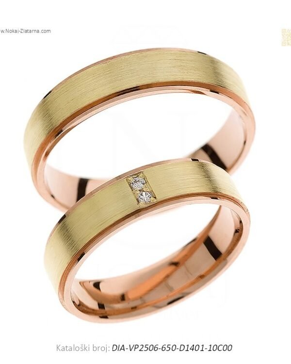 VJENČANO PRSTENJE DUOHARMONIJA – DVOJNA KOMPOZICIJA ZA ZAJEDNIČKI TRENUTAK (S DIJAMANTIMA)