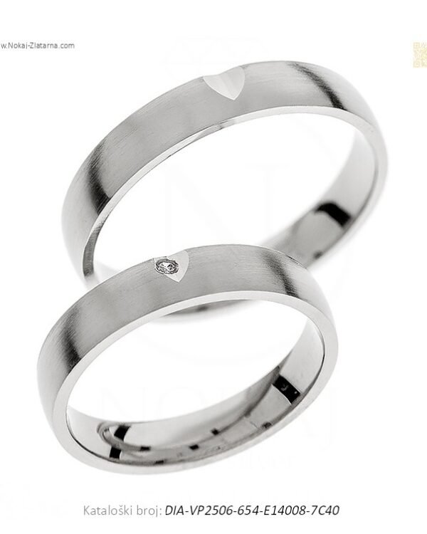 VJENČANO PRSTENJE – PROFINJENA TIŠINA U OBLIKU (S DIJAMANTOM)