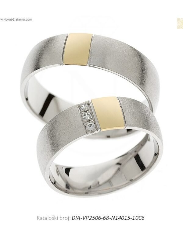 VJENČANO PRSTENJE – TRADICIJA S SUVREMENIM POTPISOM (S DIJAMANTIMA)