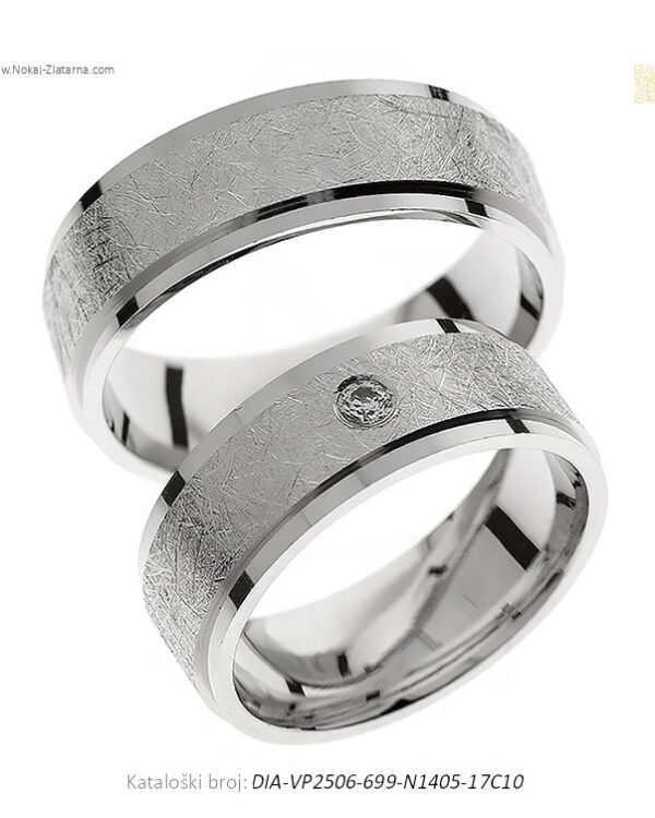 VJENČANO PRSTENJE – SPOJ TRADICIJE I MODERNOG STILA (S DIJAMANTOM)