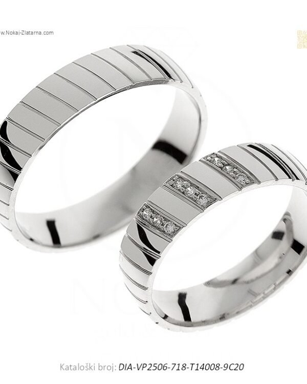 VJENČANO PRSTENJE TRIO – TRI PUTA VIŠE PROFINJENOSTI (S DIJAMANTIMA)