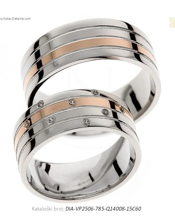 VJENČANO PRSTENJE QUATROSJAJ – ČETVEROSTRUKA ELEGANCIJA (S DIJAMANTIMA)