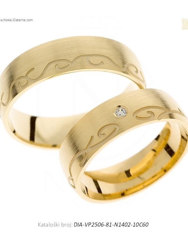VJENČANO PRSTENJE – ČVRSTA OSNOVA ZA NOVI POČETAK (S DIJAMANTOM)
