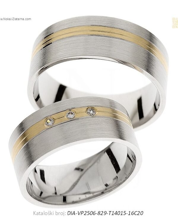 VJENČANO PRSTENJE TRIO – TRI ISPREPLETENE PRIČE, JEDNO ZAJEDNIŠTVO (S DIJAMANTIMA)