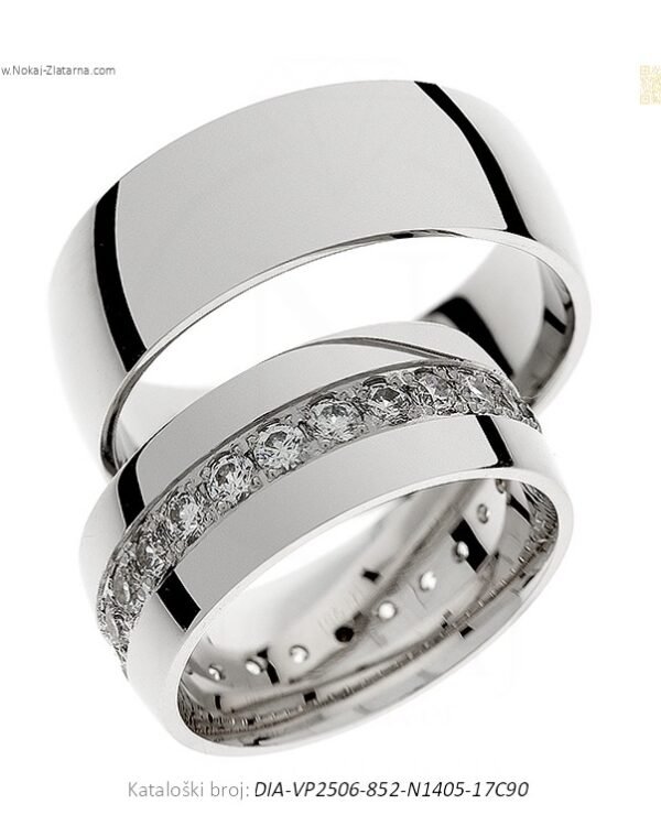 VJENČANO PRSTENJE – ZAJEDNIČKI POTPIS LJUBAVI (S DIJAMANTIMA)