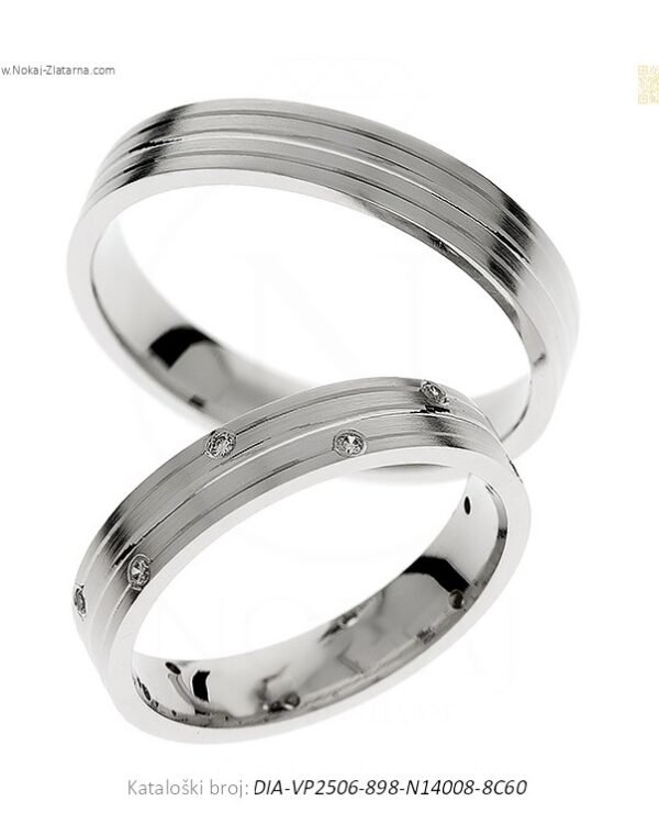 VJENČANO PRSTENJE – PROFINJENA ESTETIKA (S DIJAMANTIMA)