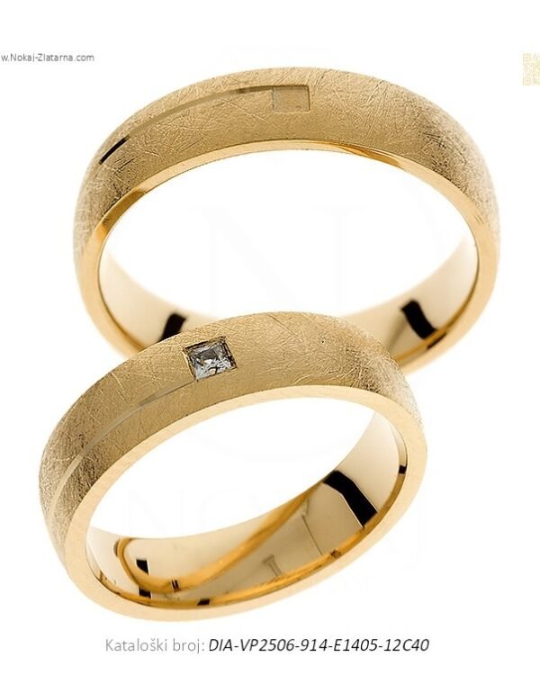 VJENČANO PRSTENJE – NEUPADLJIV LUKSUZ (S DIJAMANTOM)