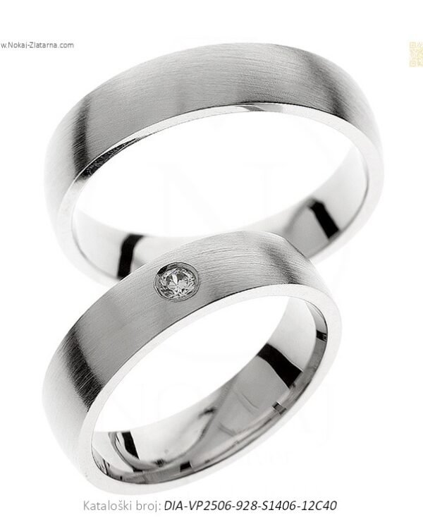 VJENČANO PRSTENJE SOLOLINIJA – NEPREKINUTA LINIJA VAŠE LJUBAVI (S DIJAMANTOM)