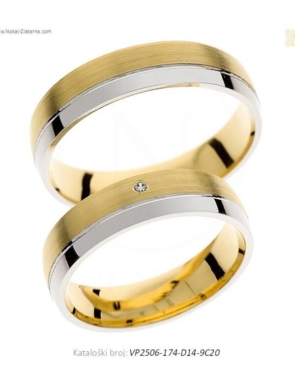 VJENČANO PRSTENJE DUOHARMONIJA – PROFILIRANE DVIJE FORME