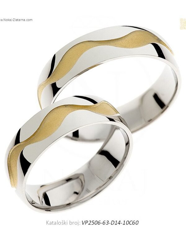 VJENČANO PRSTENJE DUOHARMONIJA – PROFILIRANE DVIJE FORME